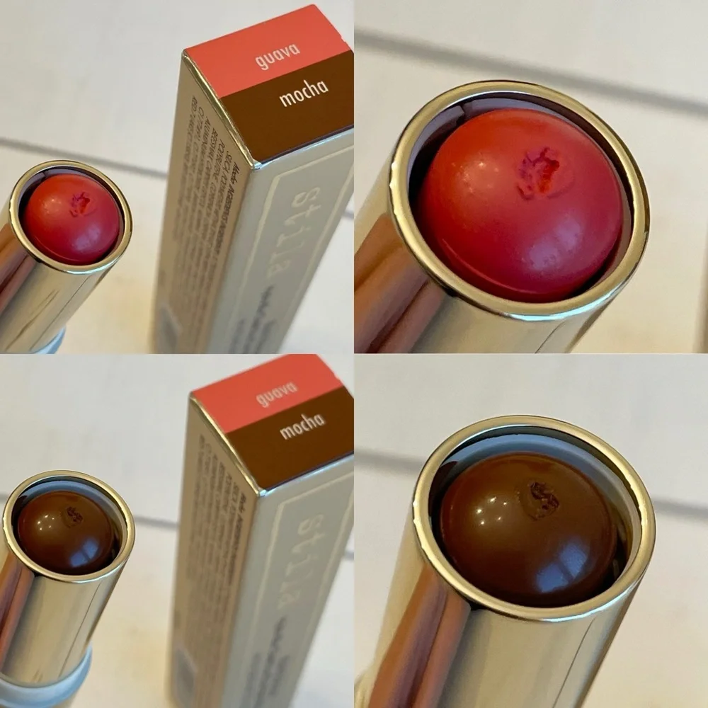 Stila Dual-Ended Stick Hydro-Blur Cheek Duo Blush & Bronze - Guava & Mocha Shade